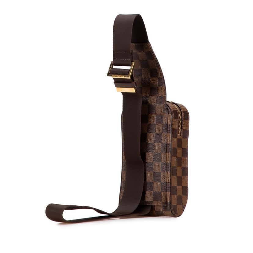 Louis Vuitton Damier Ebene Geronimos Brown Canvas Good condition - Back View
