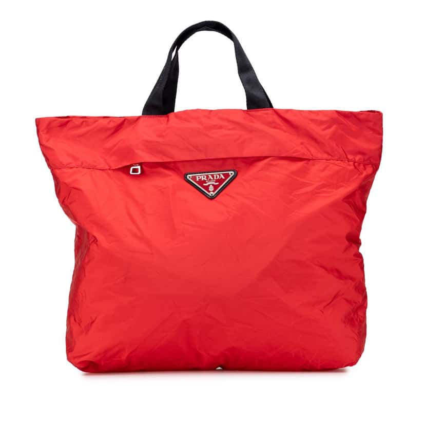 Prada Tessuto Tote Red Good condition - Front View