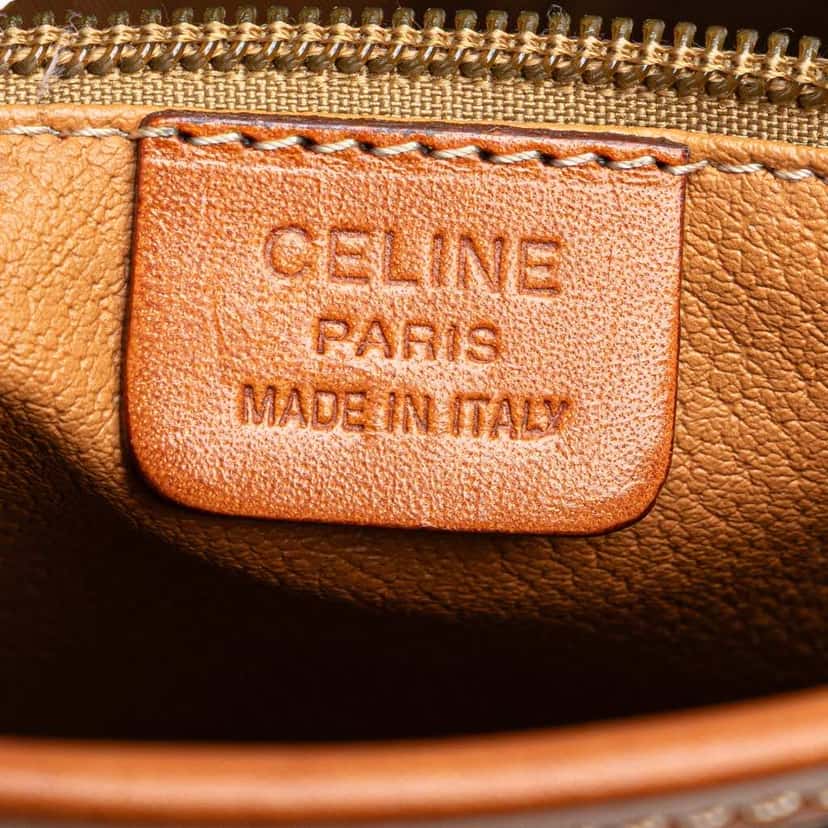Celine Macadam Coated Canvas Tote Brown Canvas Good condition - Box View