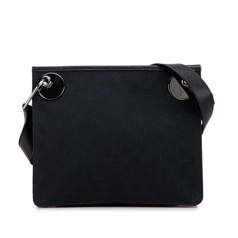 Gucci GG Canvas Eclipse Crossbody Blue Canvas Good condition - Front View