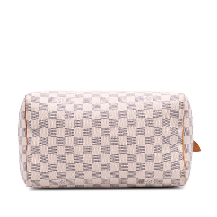 Louis Vuitton Damier Azur Speedy 30 White Canvas Good condition - Inside View
