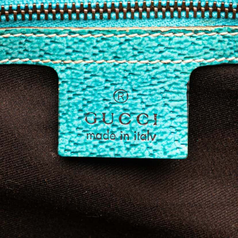 Gucci GG Canvas Bamboo Studded Hobo Brown Canvas Good condition - Box View