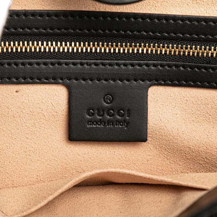 Gucci Small GG Supreme Bees Soft Tote Brown Canvas Good condition - Box View