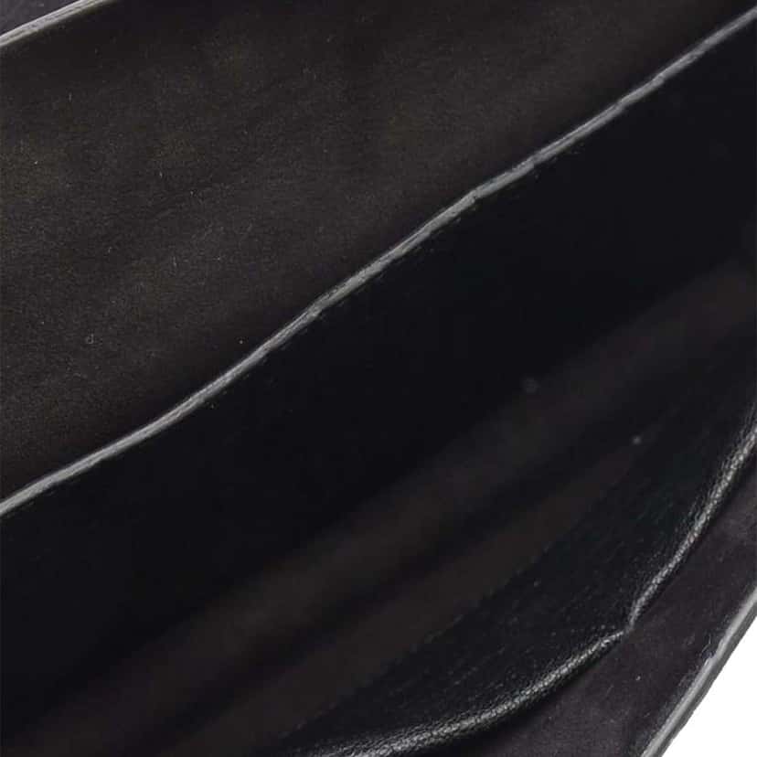 Dior Canyon Grained Lambskin Mosaic J Adior Chain Flap Black Leather Good condition - Inside View