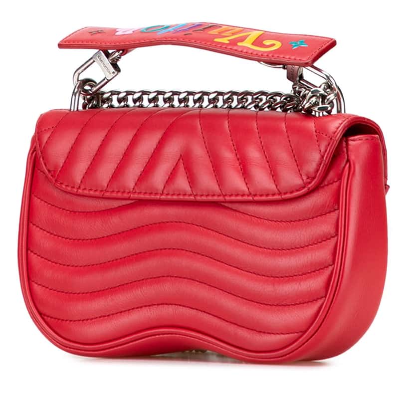 Louis Vuitton New Wave Chain Bag PM Red Leather Very good condition - Back View