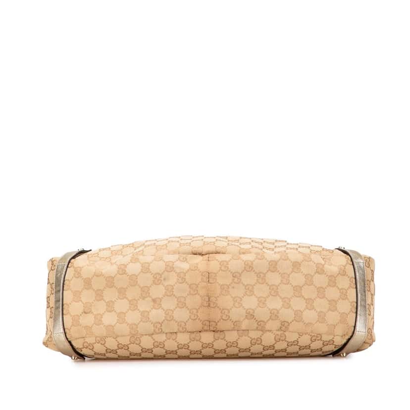 Gucci GG Canvas Abbey D Ring Tote Brown Canvas Fair condition - Inside View