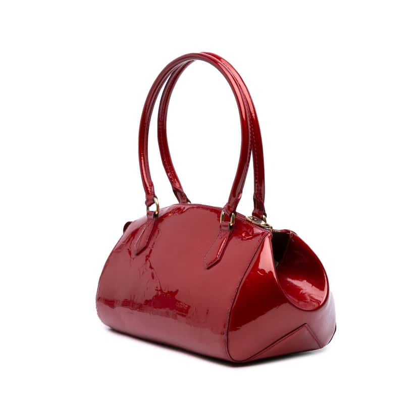Louis Vuitton Monogram Vernis Sherwood GM Red Leather Good condition - Back View