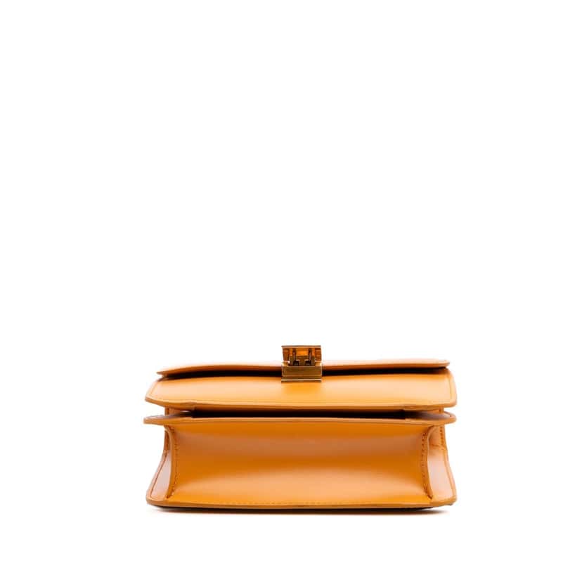 Celine Teen Calfskin Classic Box Orange Leather Good condition - Inside View