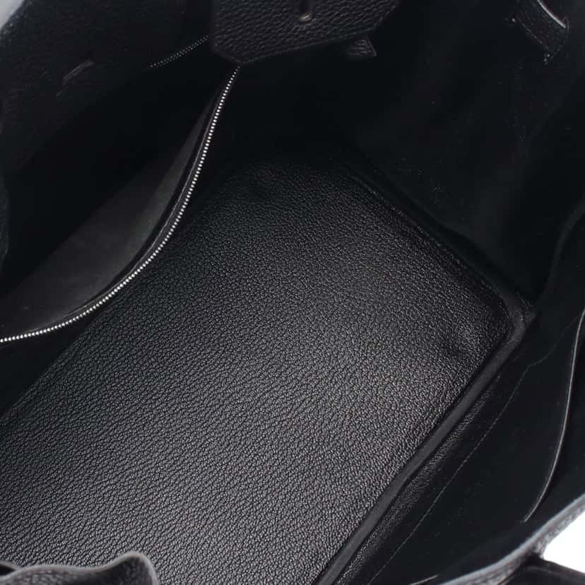 Hermès Togo Birkin Retourne 35 Black Leather Good condition - Inside View