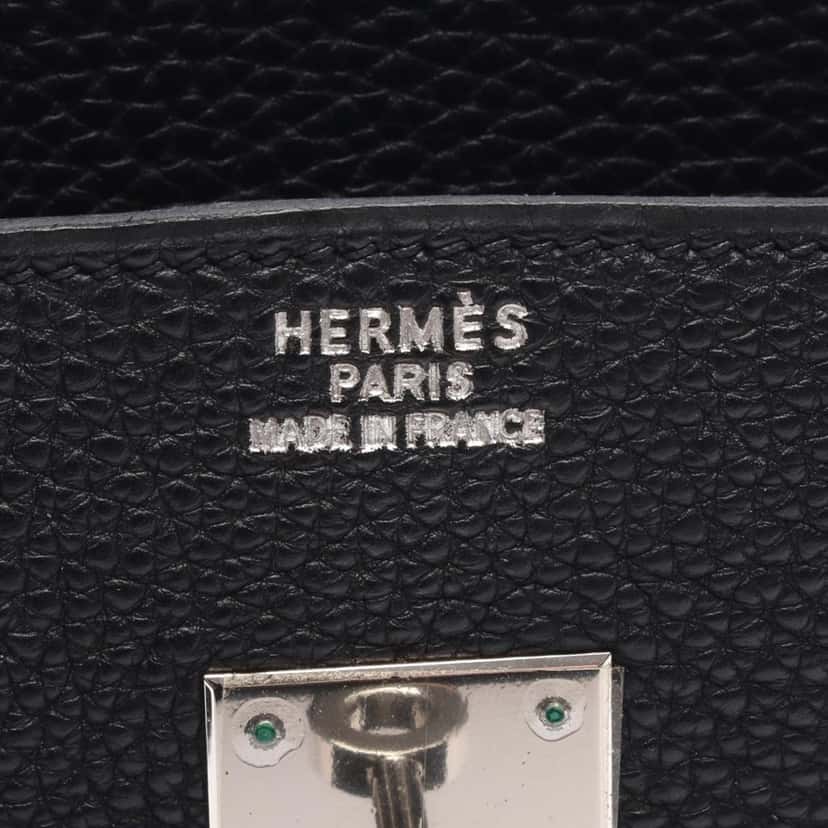 Hermès Togo Birkin Retourne 35 Black Leather Good condition - Model View