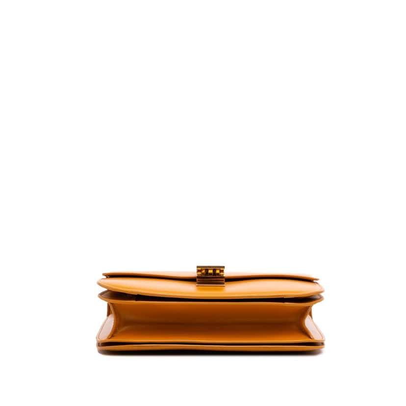 Celine Medium Calfskin Classic Box Orange Leather Good condition - Inside View