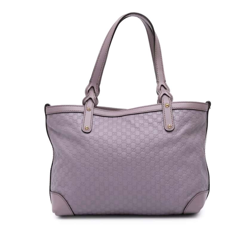 Gucci Guccissima Craft Tote Purple Leather Good condition - Front View