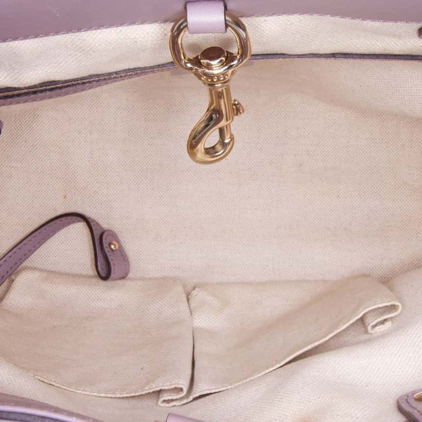 Gucci Guccissima Craft Tote Purple Leather Good condition - Model View