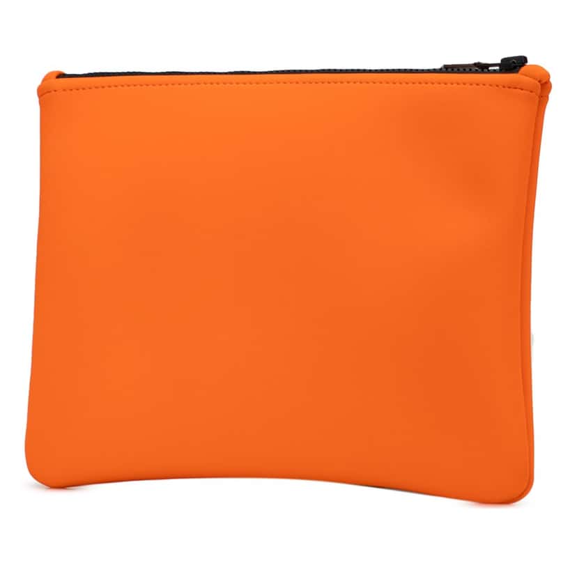 Hermès Medium Neoprene Neobain Case Orange Polyester Good condition - Back View