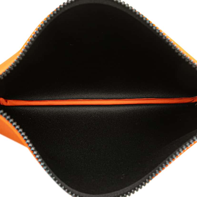 Hermès Medium Neoprene Neobain Case Orange Polyester Good condition - Model View