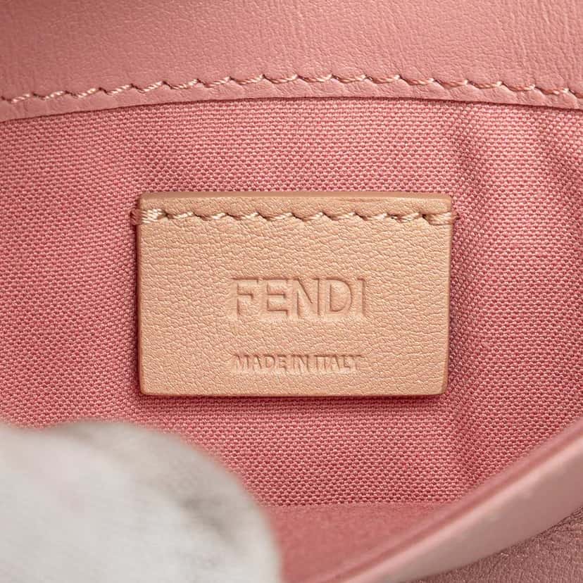 Fendi Leather Hypnoteyes Wallet on Chain Pink Leather Good condition - Box View