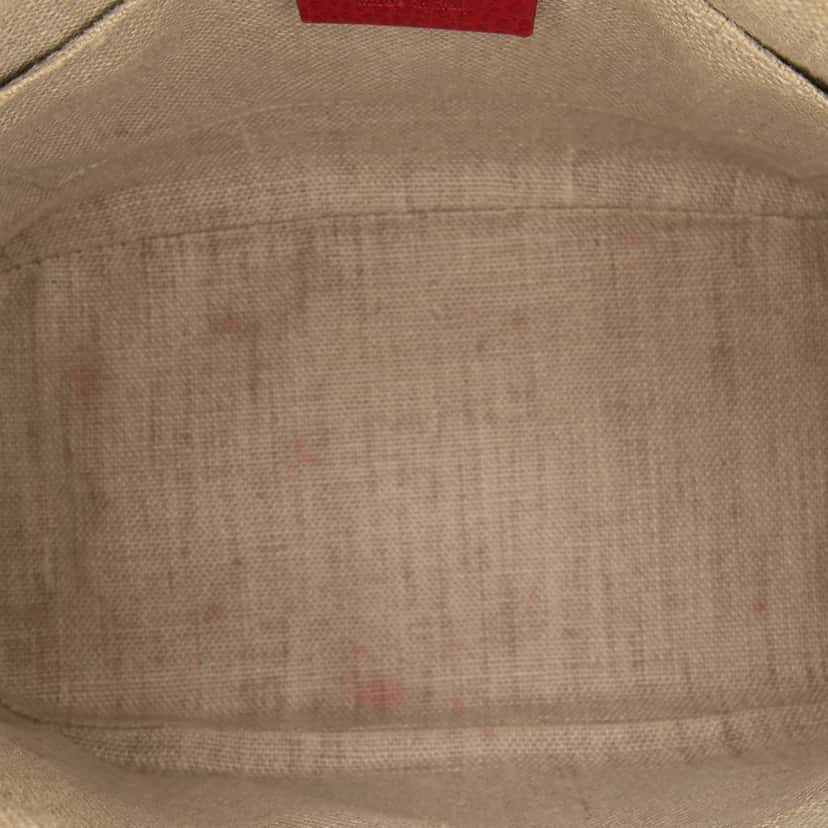 Gucci Mini Leather GG Charm Dome Satchel Red Leather Good condition - Model View