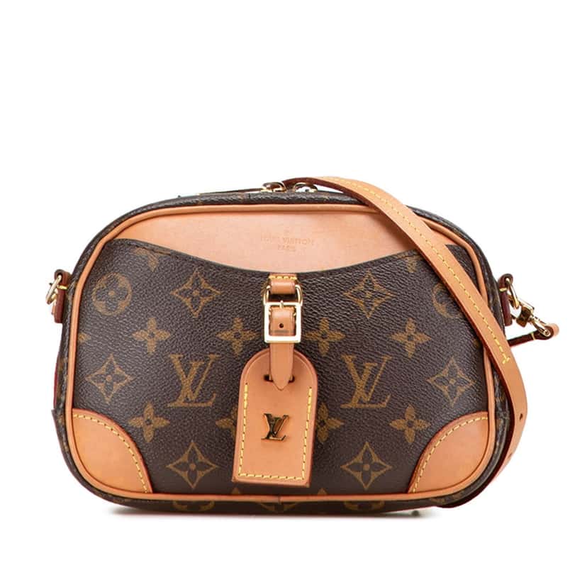 Louis Vuitton Monogram Mini Deauville Brown Canvas Good condition - Front View