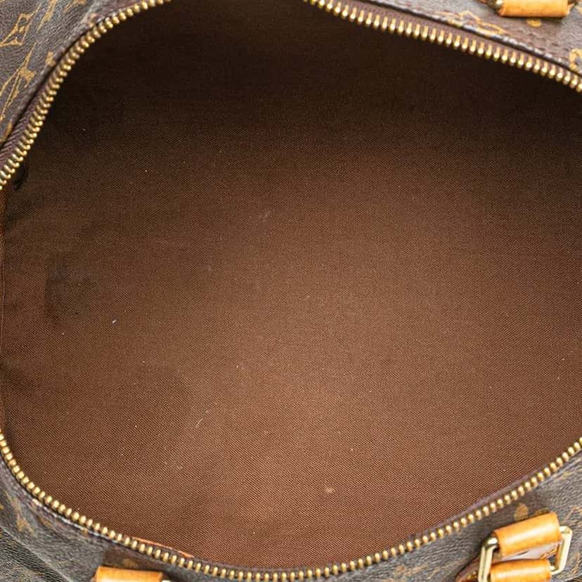 Louis Vuitton Monogram Speedy 35 Brown Canvas Good condition - Model View