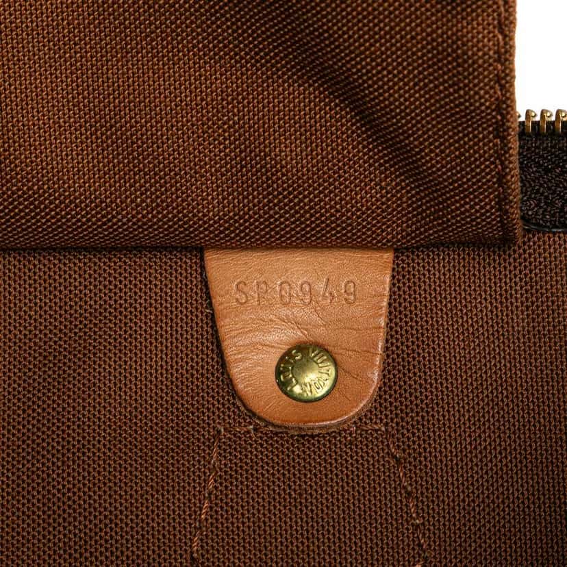 Louis Vuitton Monogram Speedy 35 Brown Canvas Good condition - Box View