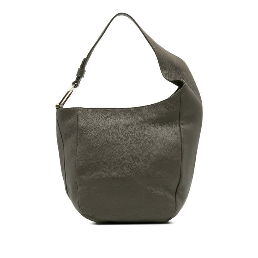 Gucci Leather Greenwich Hobo Grey Leather Good condition - Front View