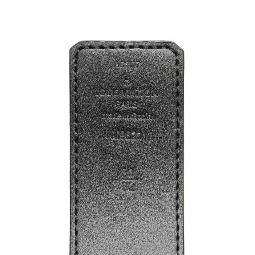 Louis Vuitton Monogram Initiales Reversible Belt Brown Canvas Good condition - Box View