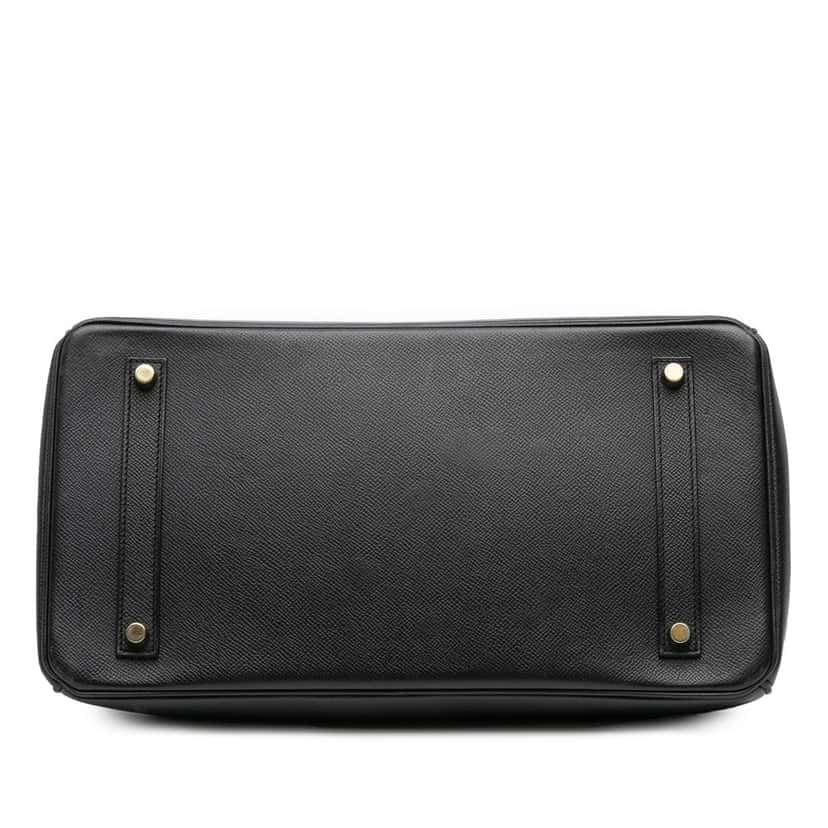 Hermès Epsom Birkin Retourne 35 Black Leather Good condition - Inside View