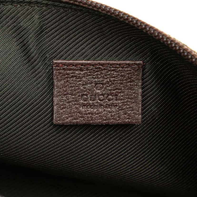 Gucci GG Canvas Pouch Brown Canvas Good condition - Box View