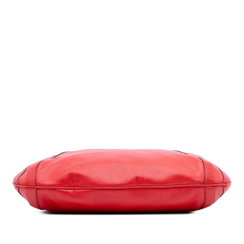 Gucci Leather Abbey D Ring Convertible Tote Red Leather Good condition - Inside View