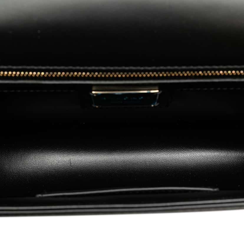 Bvlgari Leather Serpenti Diamond Blast Crossbody Black Leather Good condition - Model View