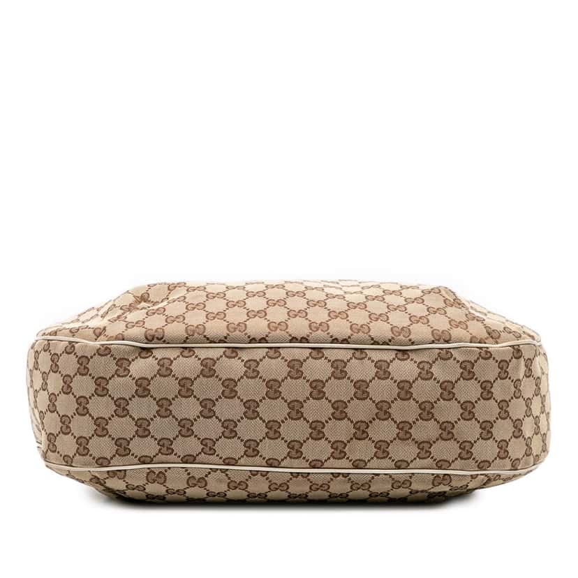 Gucci Large GG Canvas Web New Ladies Hobo Brown Canvas Good condition - Inside View
