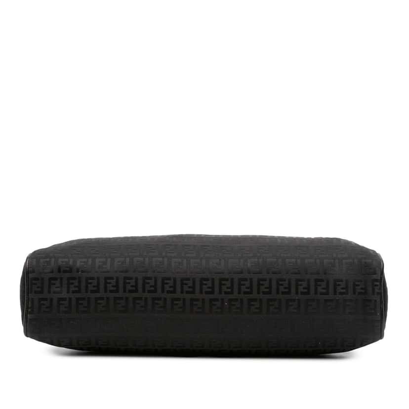 Fendi Zucchino Canvas Handbag Black Canvas Good condition - Inside View