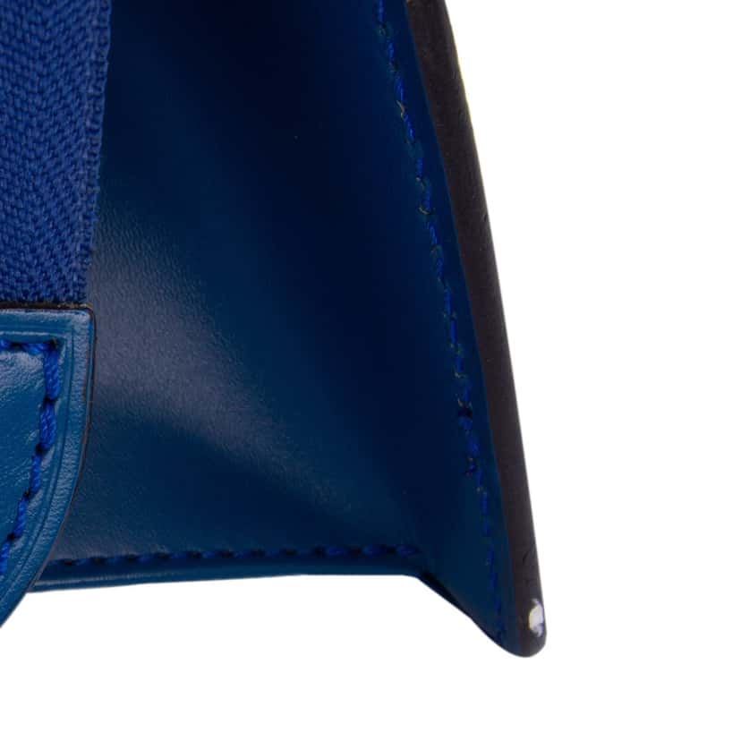 Louis Vuitton Epi Sac Triangle Blue Leather Fair condition - Box View