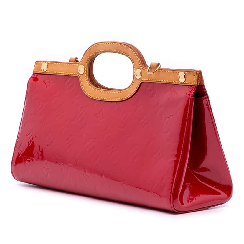 Louis Vuitton Monogram Vernis Roxbury Drive Red Leather Good condition - Back View