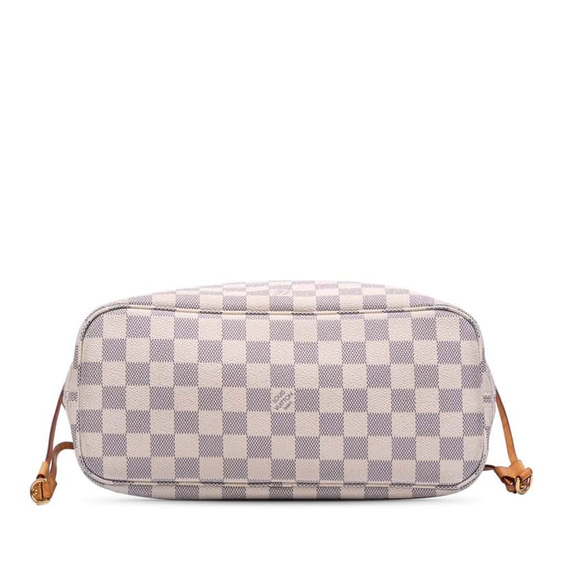 Louis Vuitton Damier Azur Neverfull PM White Canvas Good condition - Inside View