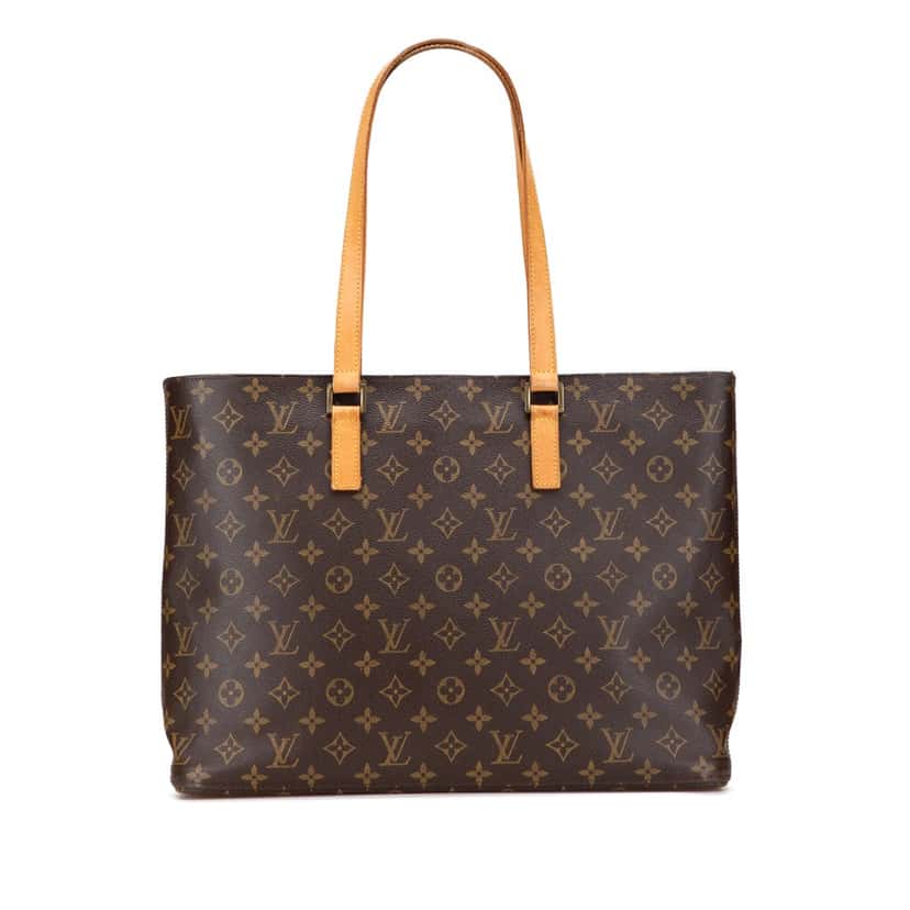 Louis Vuitton Monogram Luco Brown Canvas Good condition - Front View