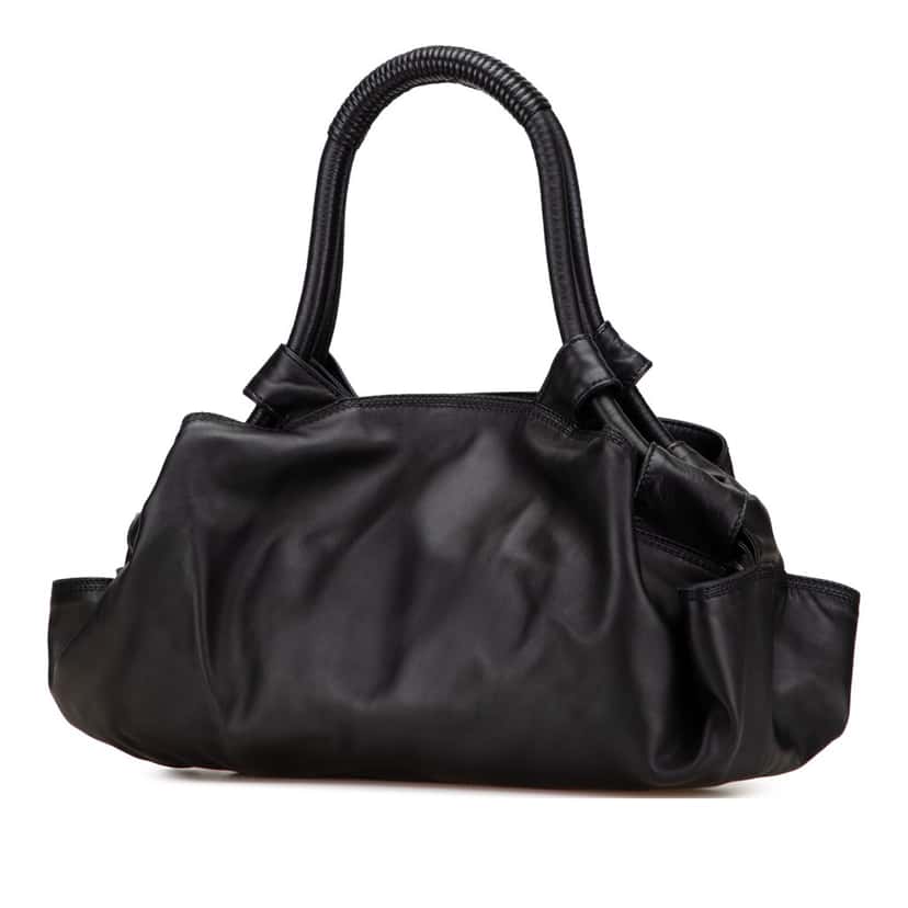 Loewe Nappa Aire Black Leather Good condition - Back View