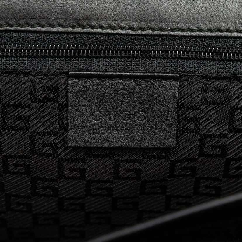 Gucci Canvas and Leather Square G Flap Shoulder Bag Brown Canvas Good condition - Box View