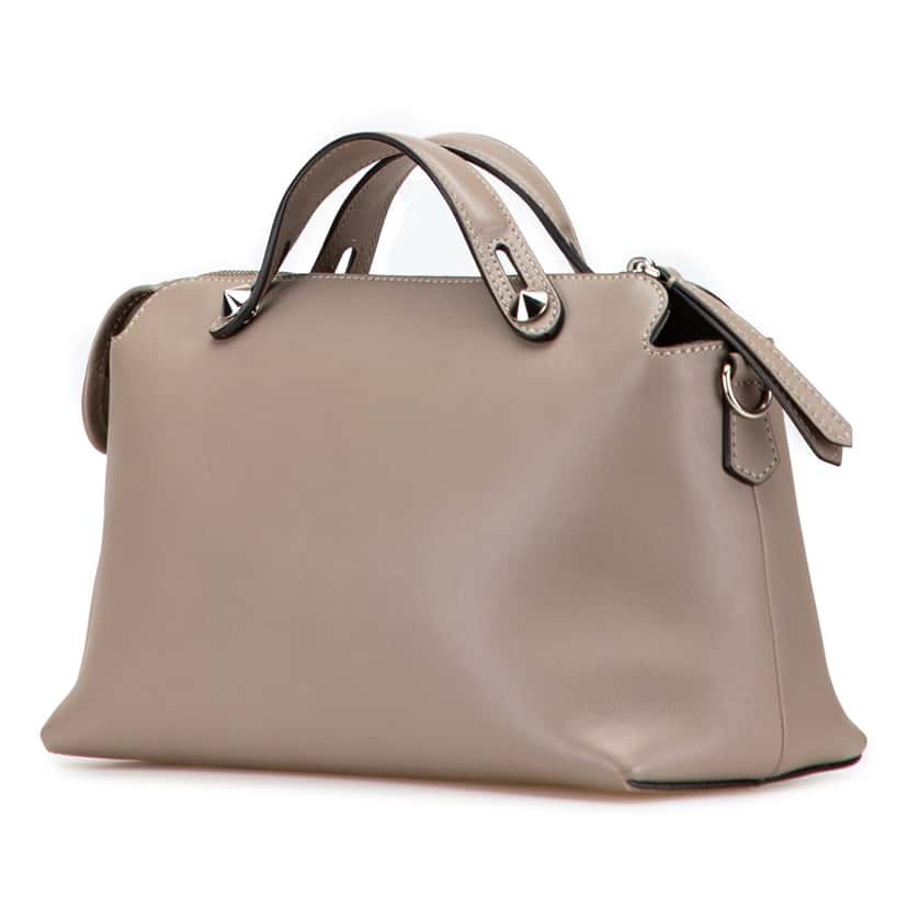 Fendi Small Leather By The Way Satchel Brown Leather Good condition - Back View