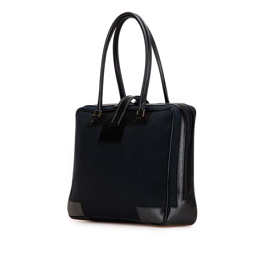 Gucci Canvas Square G Handbag Black Canvas Good condition - Back View