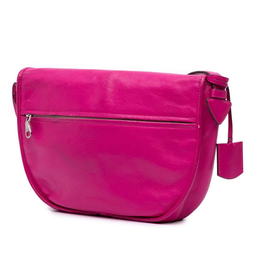 Loewe Leather Heritage Crossbody Pink Leather Good condition - Back View