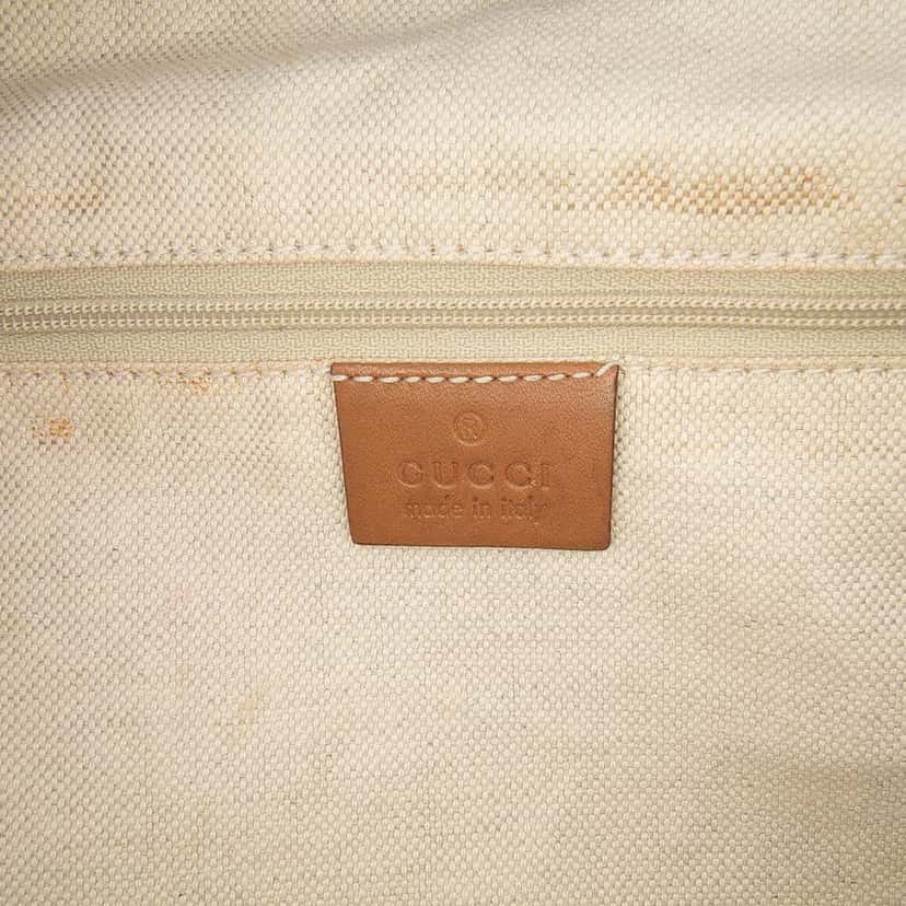 Gucci Medium GG Denim Sukey Tote Blue Denim Good condition - Box View