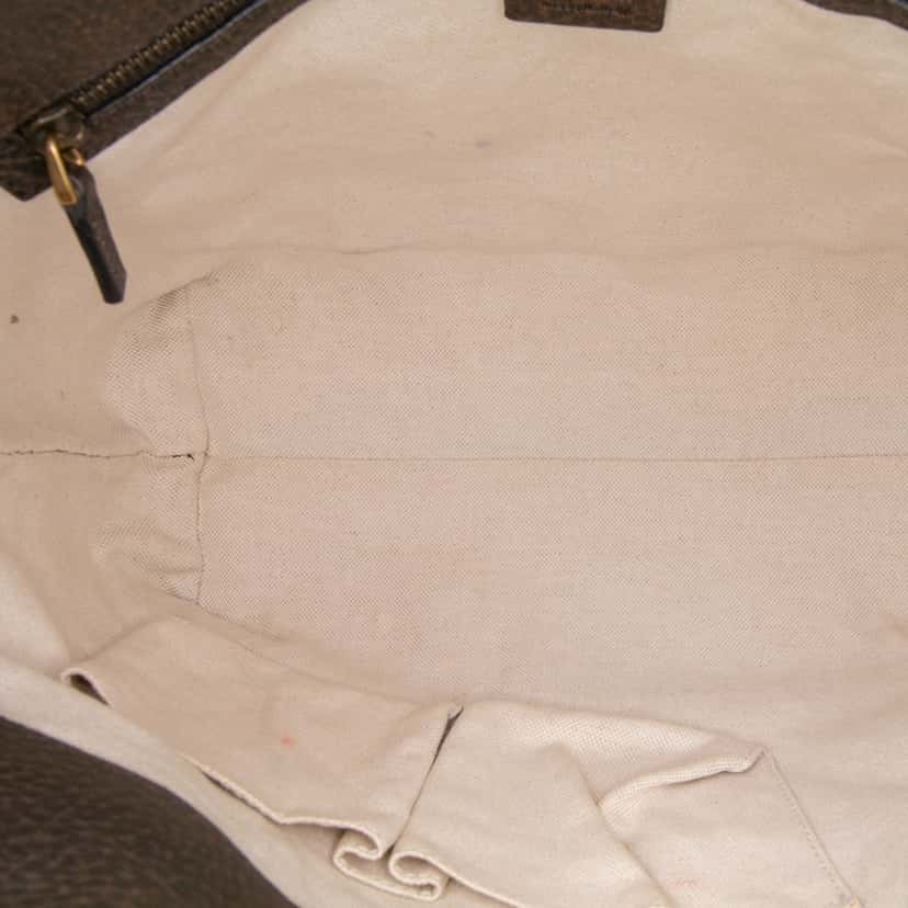 Gucci Medium GG Canvas Laidback Crafty Tote Brown Canvas Good condition - Model View