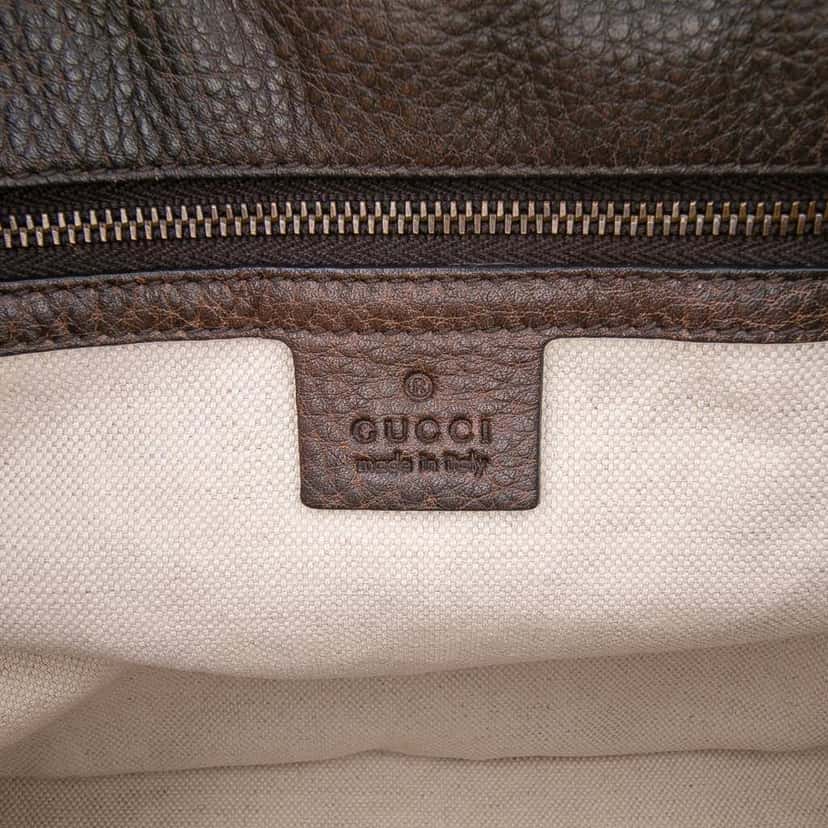 Gucci Medium GG Canvas Laidback Crafty Tote Brown Canvas Good condition - Box View