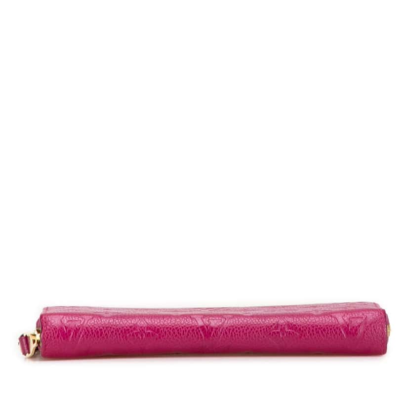 Louis Vuitton Monogram Empreinte Zippy Long Wallet Pink Leather Good condition - Inside View