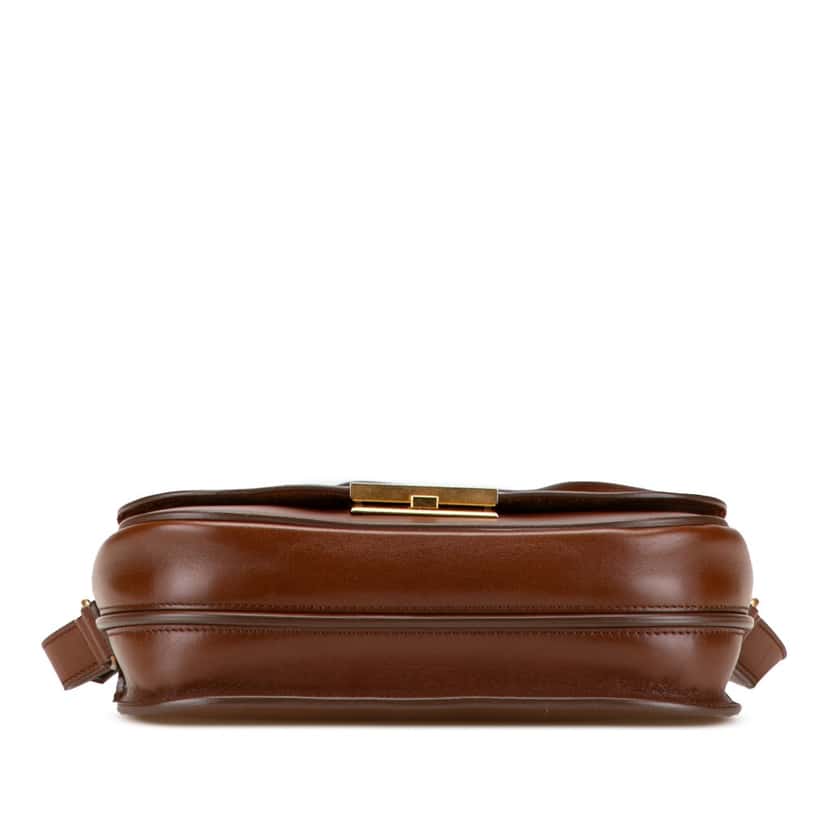 Saint Laurent Leather Betty Flap Pouch Bag Brown Leather Good condition - Inside View