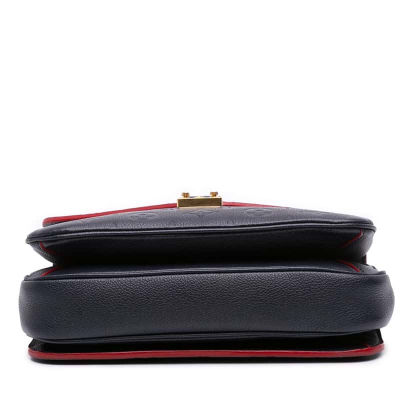 Louis Vuitton Monogram Empreinte Pochette Metis Blue Leather Good condition - Inside View