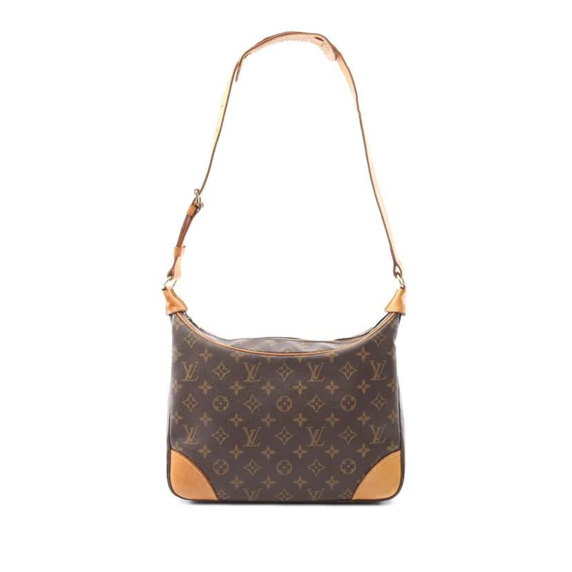 Louis Vuitton Monogram Boulogne 30 Brown Canvas Good condition - Front View