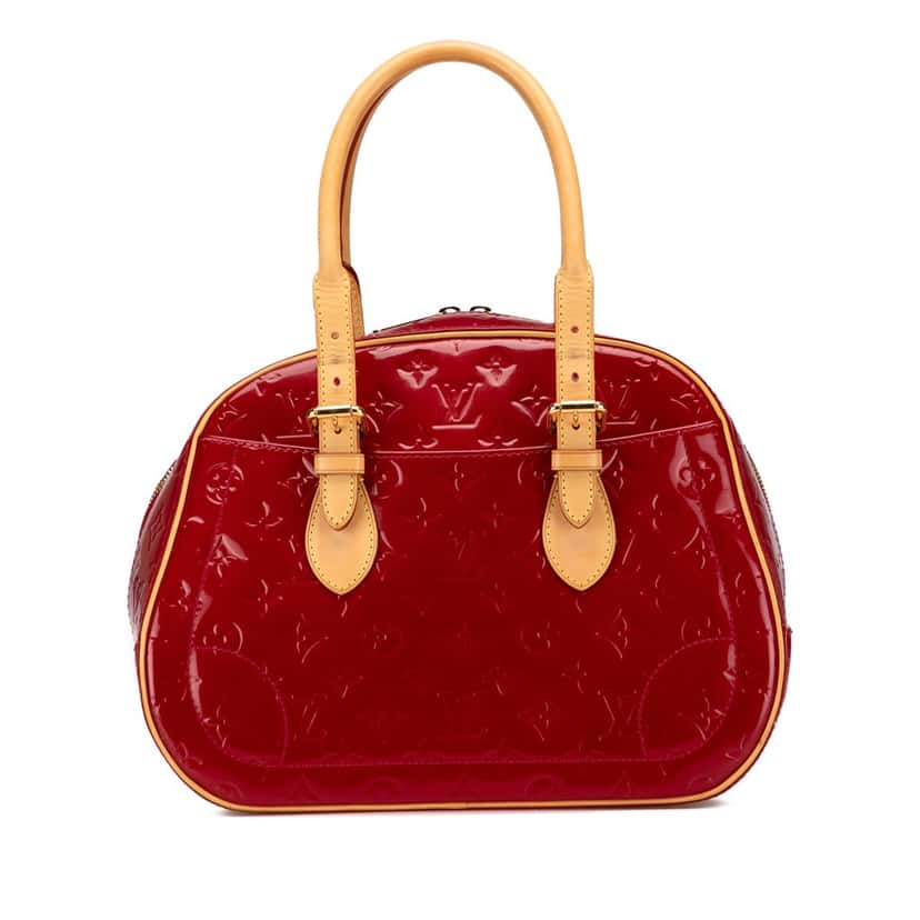 Louis Vuitton Monogram Vernis Summit Drive Red Leather Good condition - Front View