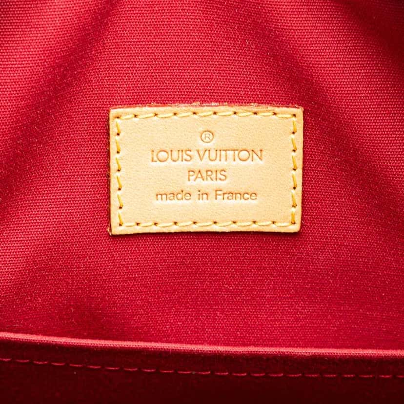 Louis Vuitton Monogram Vernis Summit Drive Red Leather Good condition - Box View